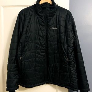 Black Columbia Plus size 3X puffer jacket.